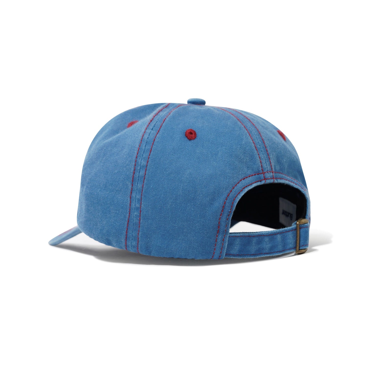 Rounded Logo 6 Panel Cap, Sky Blue