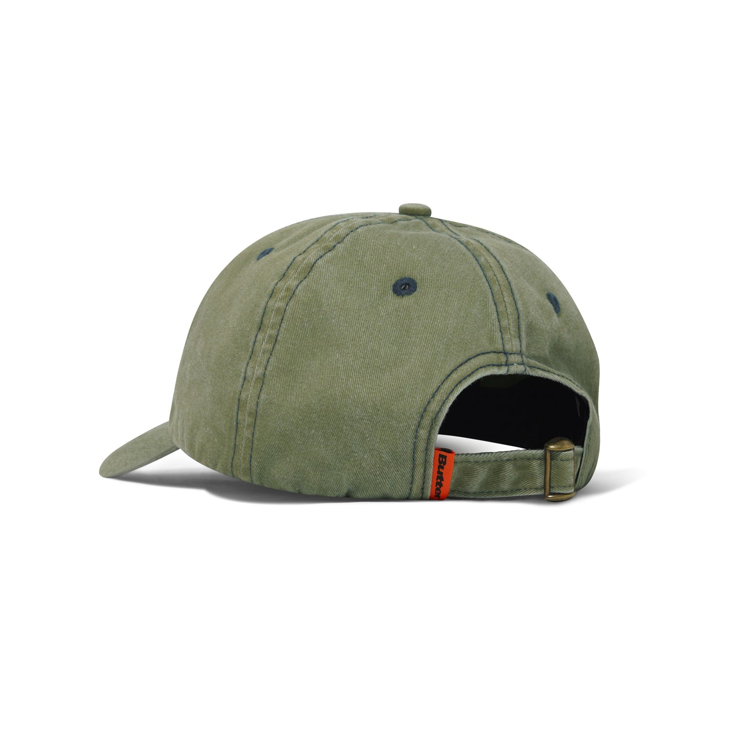 Rounded Logo 6 Panel Cap, Washed Pear