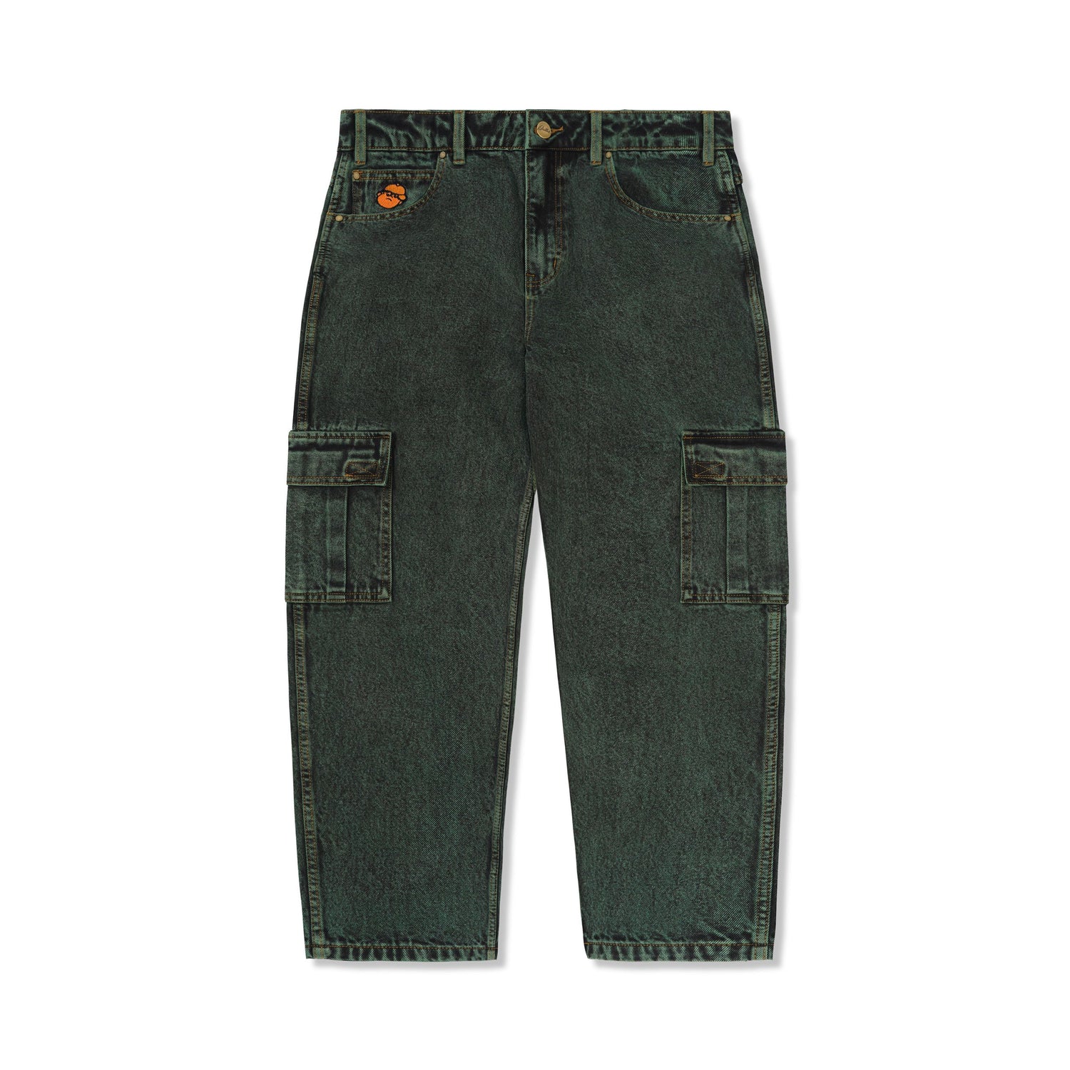 Santosuosso Denim Jeans, Dark Green