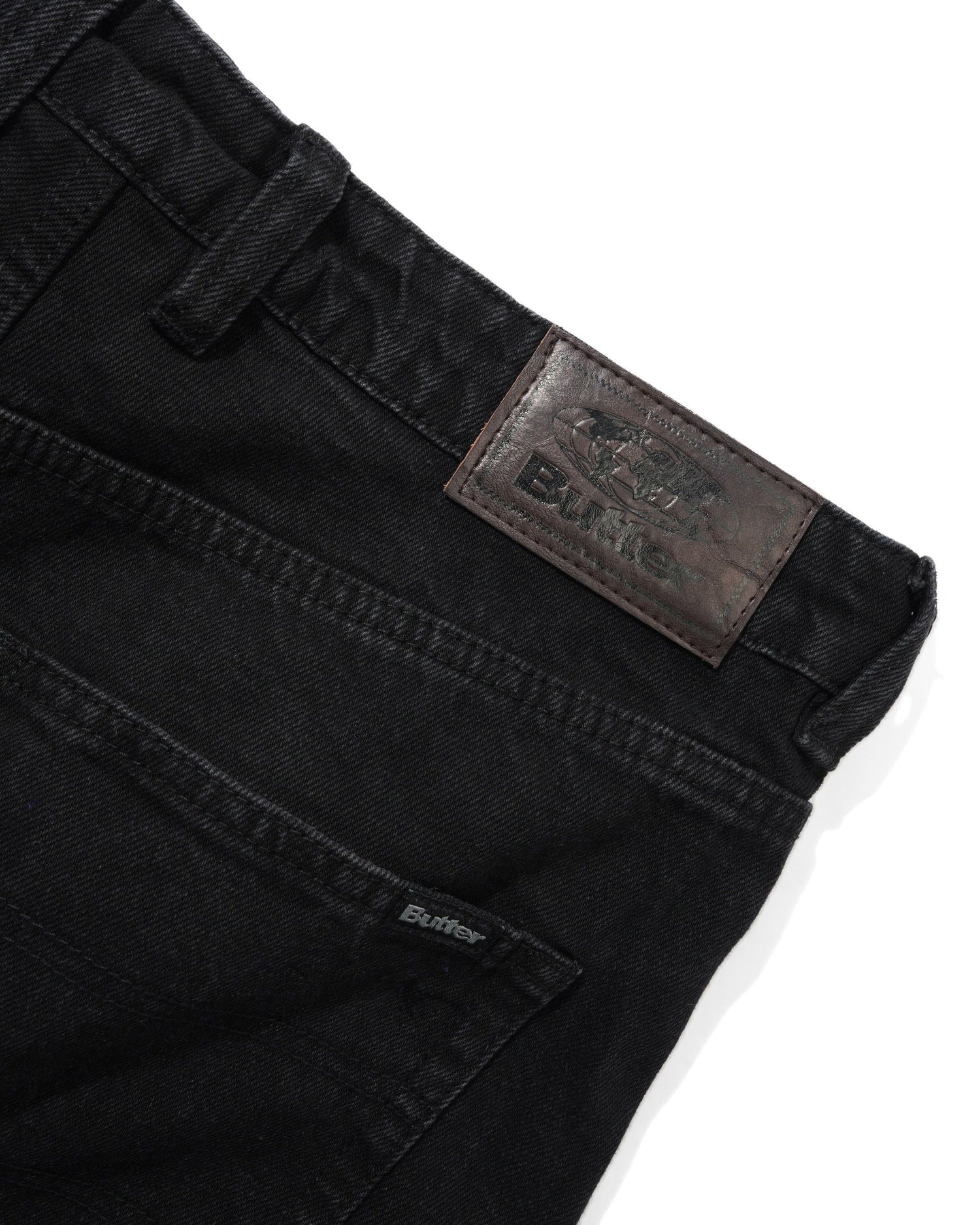 Santosuosso Denim Jeans, Flat Black