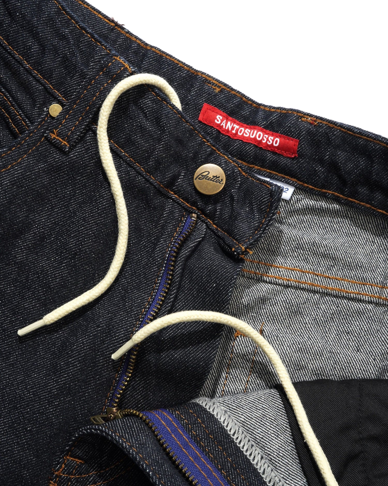 Santosuosso Denim Jeans, Raw Indigo