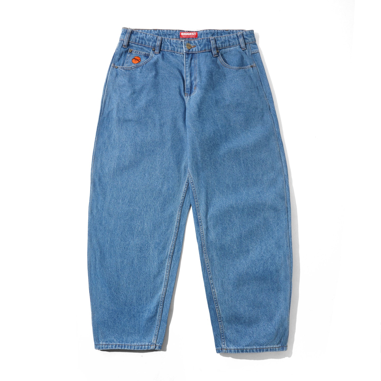 Santosuosso Denim Jeans, Washed Indigo