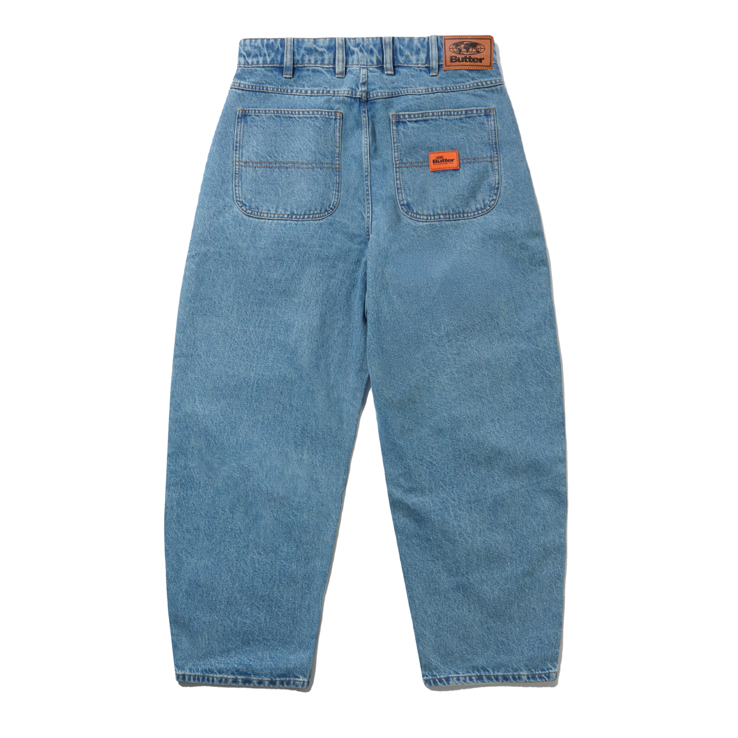Santosuosso Denim Jeans, Washed Indigo