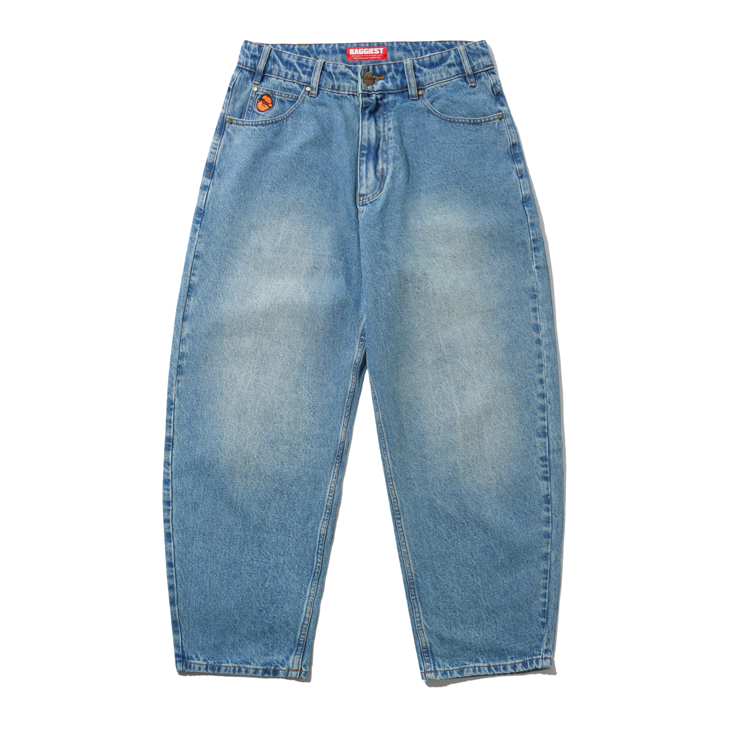 Santosuosso Denim Jeans, Washed Indigo