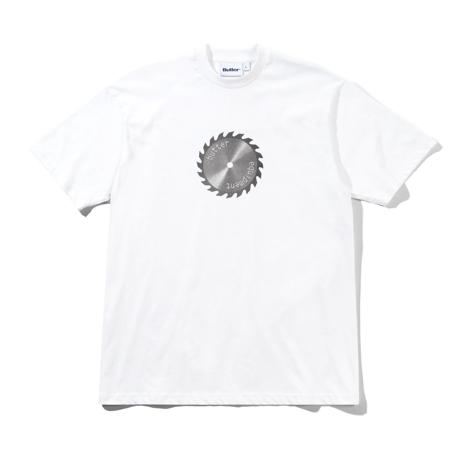 Saw Blade Tee, White