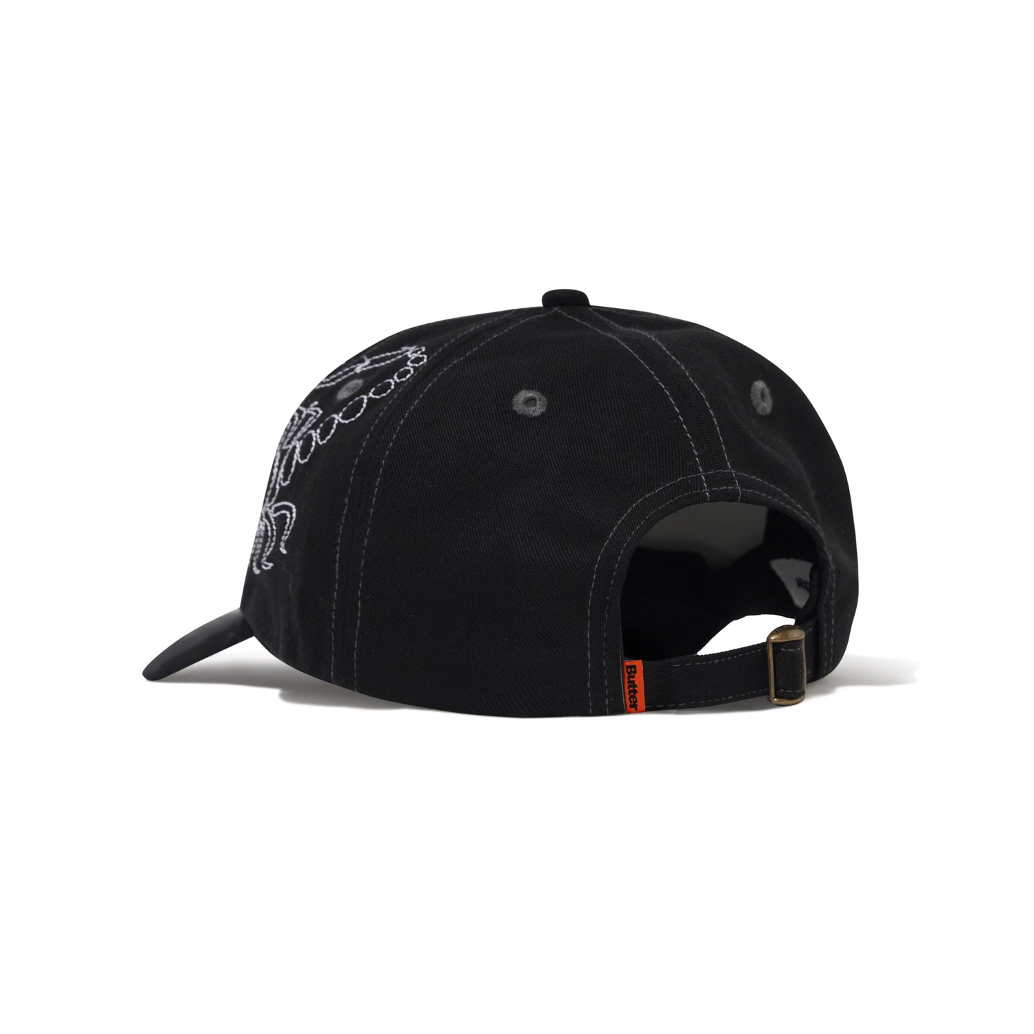 Scorpion 6 Panel Cap, Black