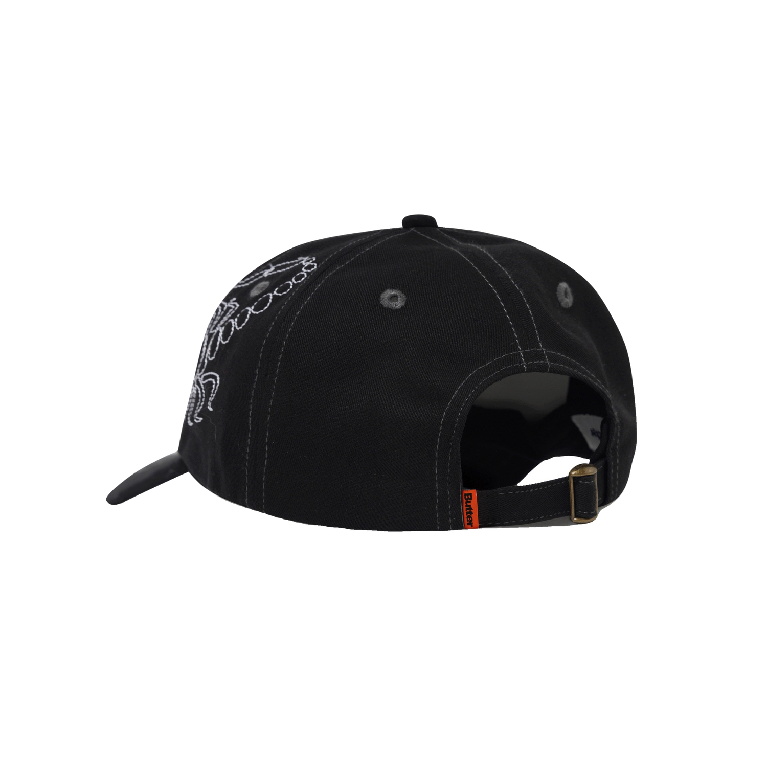 Scorpion 6 Panel Cap, Black
