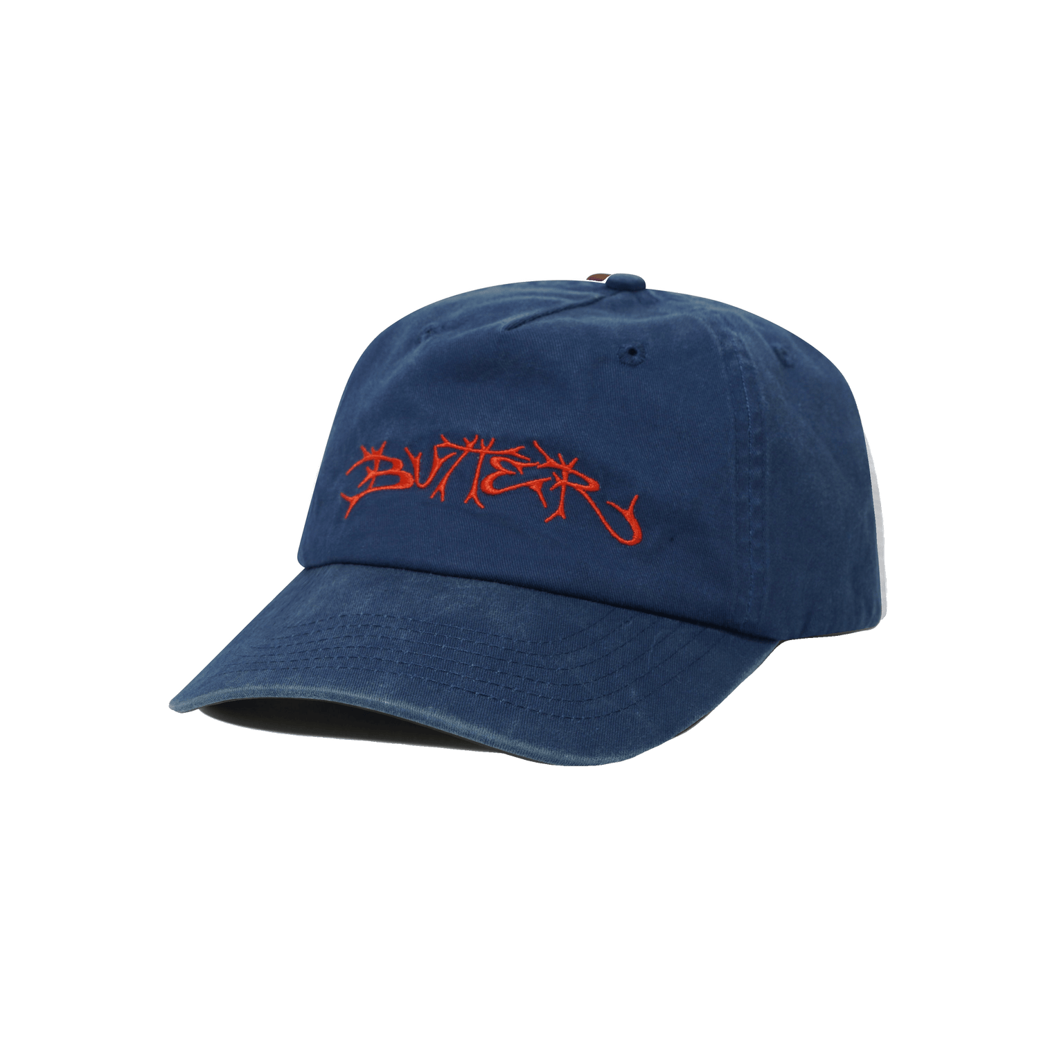 Scrawling 5 Panel Cap, Washed Navy