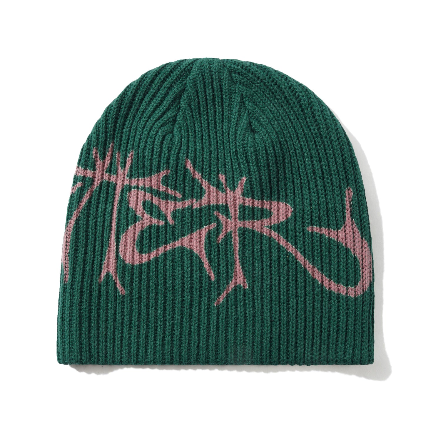 Scrawling Skully Beanie, Forest