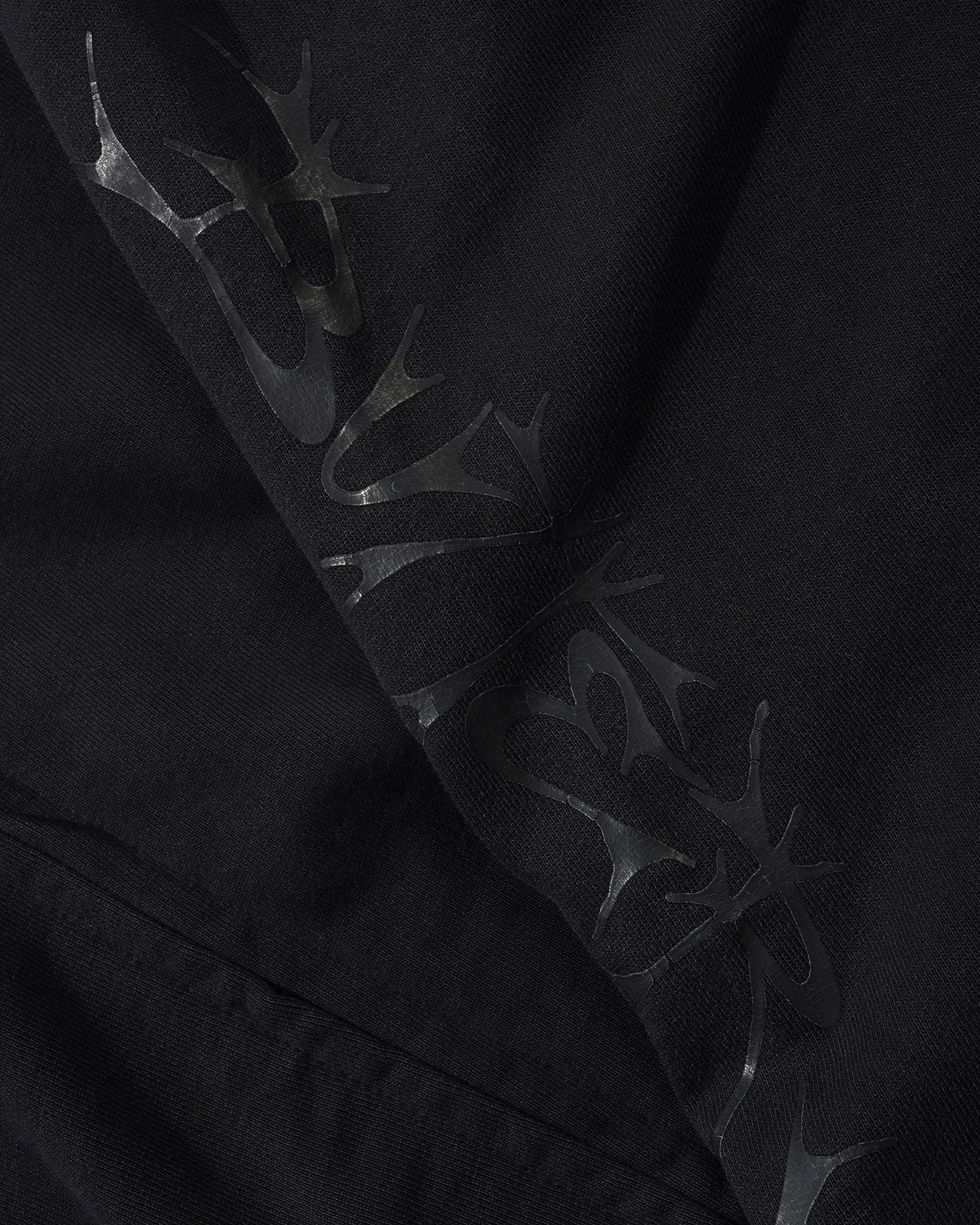 Scrawling Zip-Thru Hood, Washed Midnight