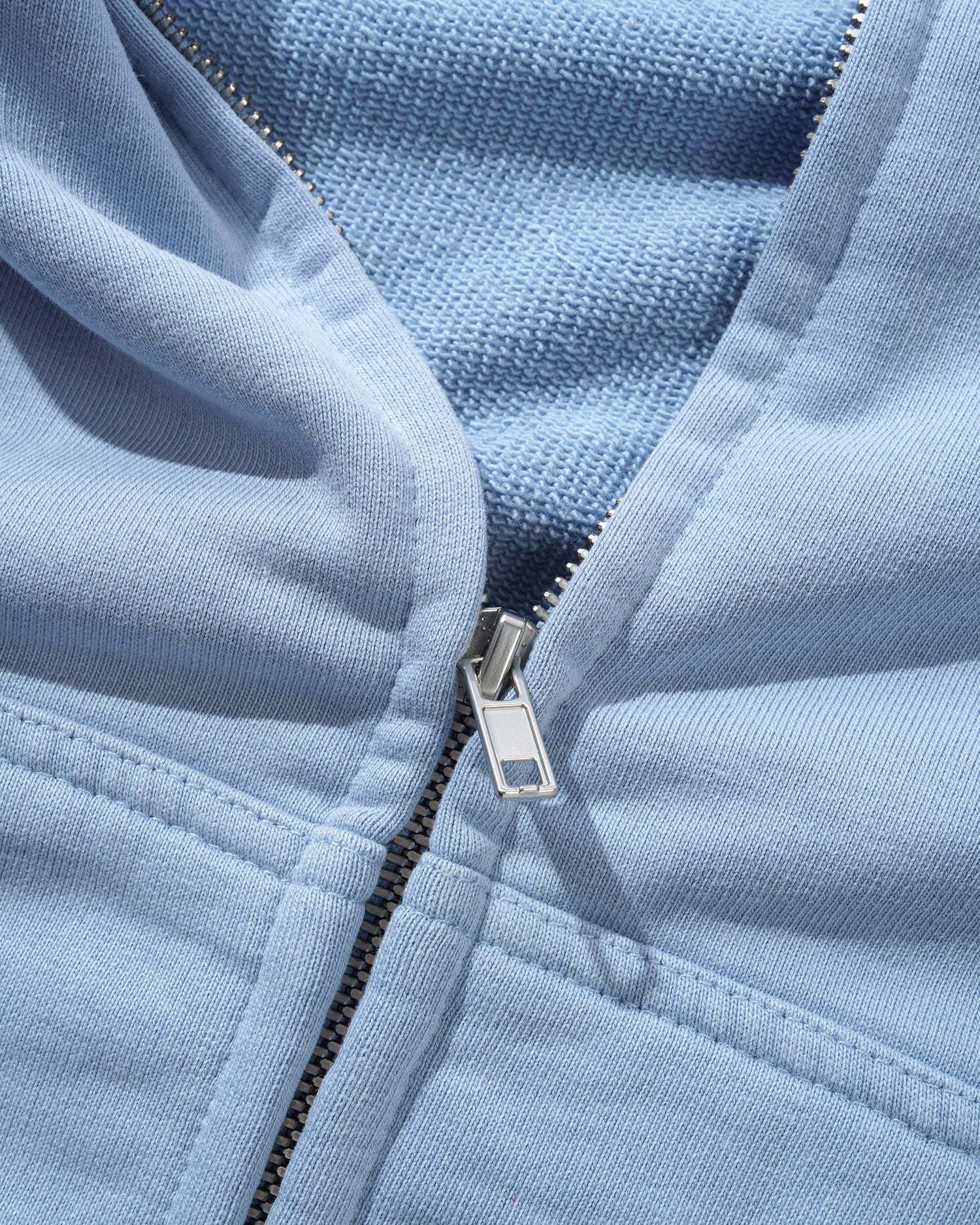 Scrawling Zip-Thru Hood, Washed Ocean