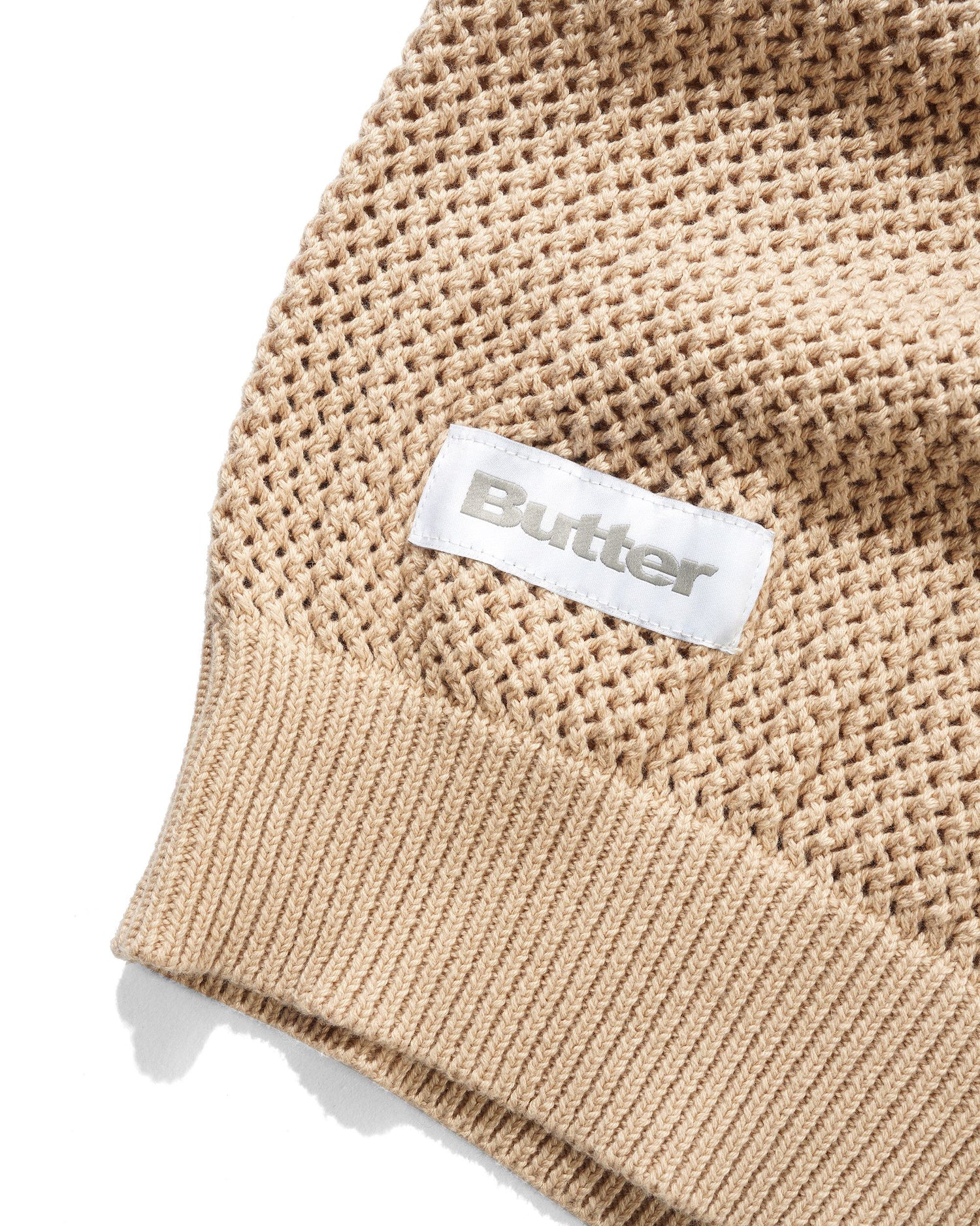 Scribble Knit Sweater, Cream