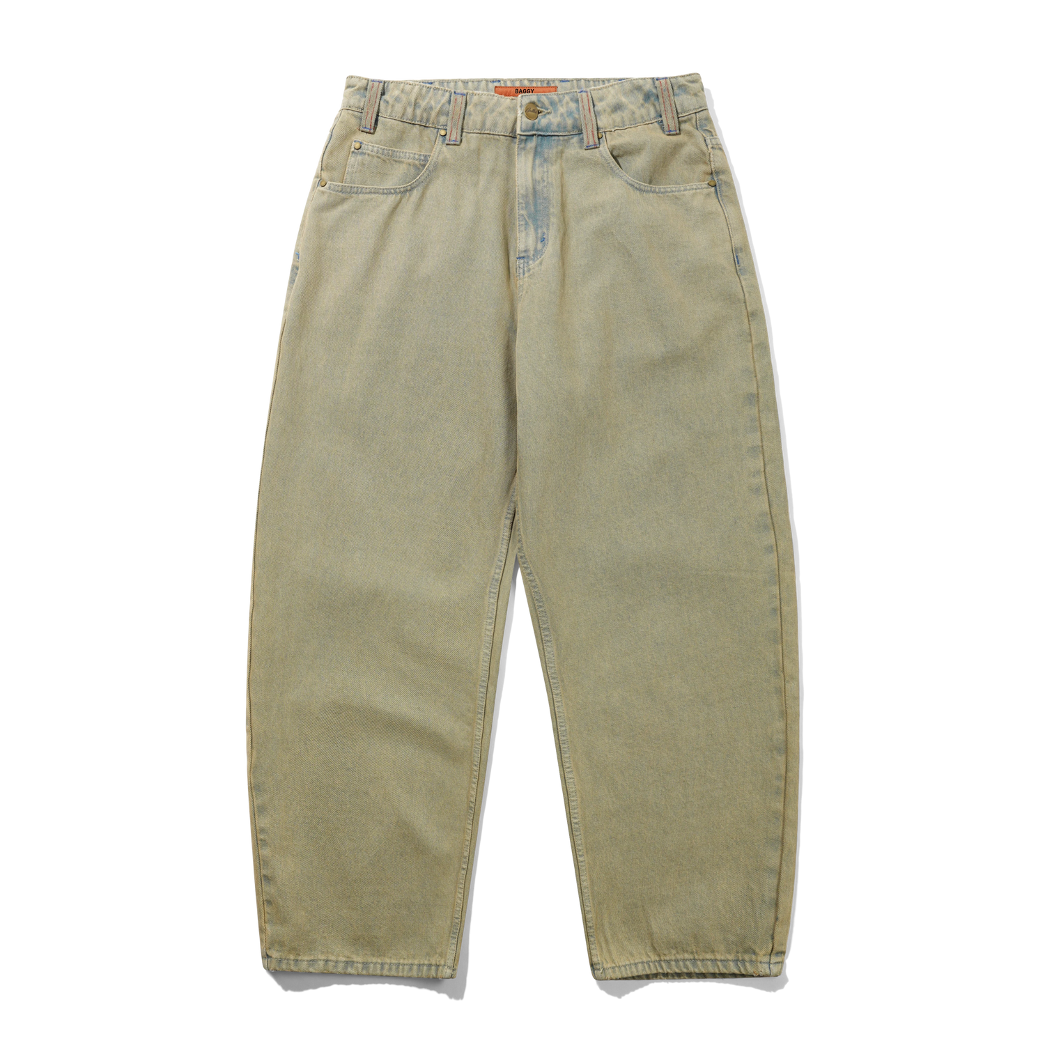 Serif Baggy Denim Jeans, Sunfade Blue