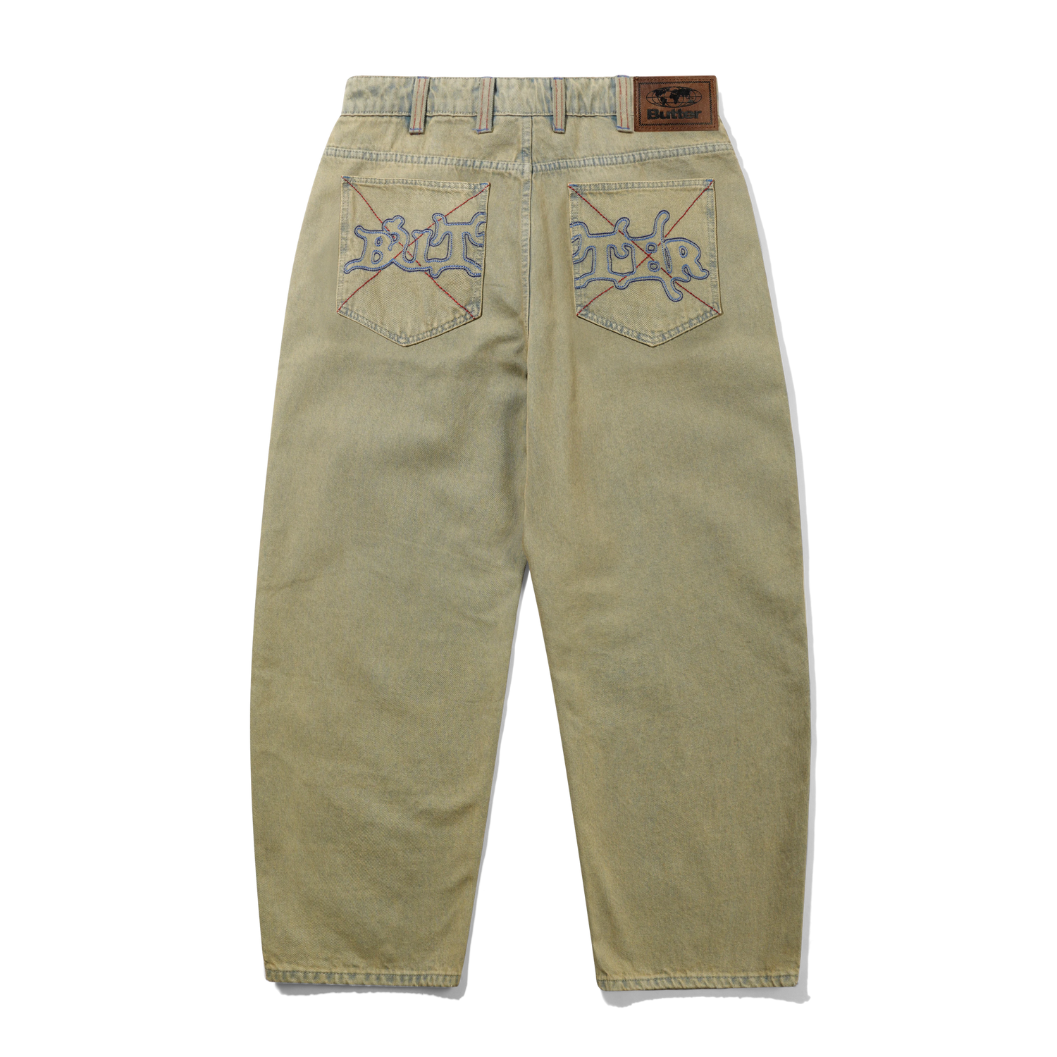 Serif Baggy Denim Jeans, Sunfade Blue