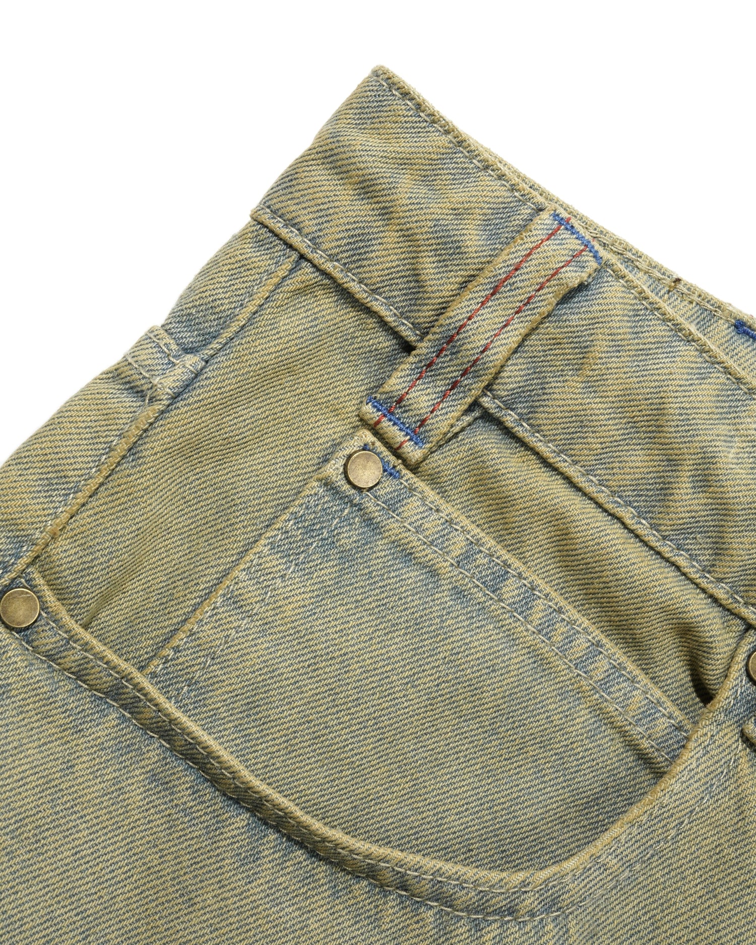 Serif Baggy Denim Shorts, Sunfade Blue