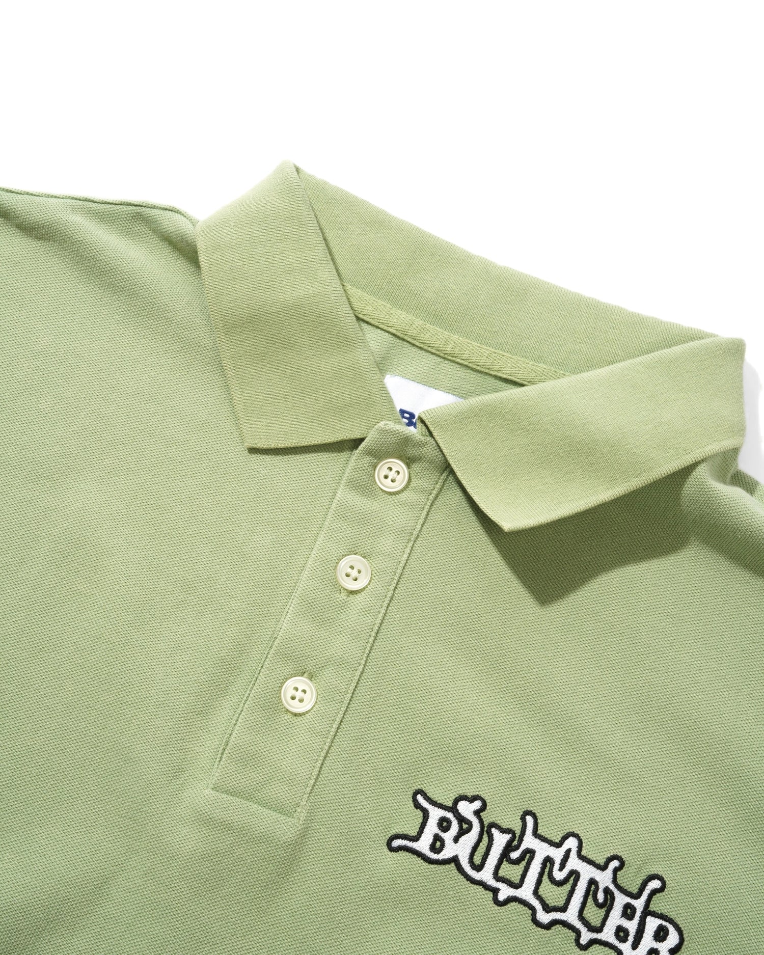 Serif Polo Shirt, Washed Sage