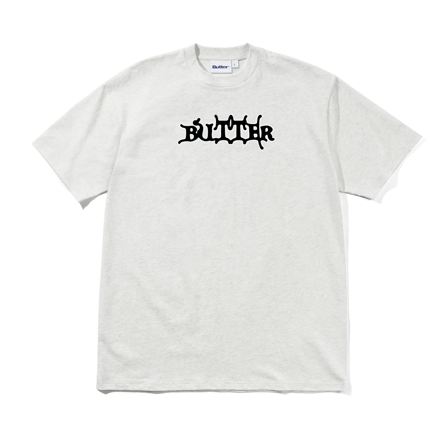 Serif Tee, Ash