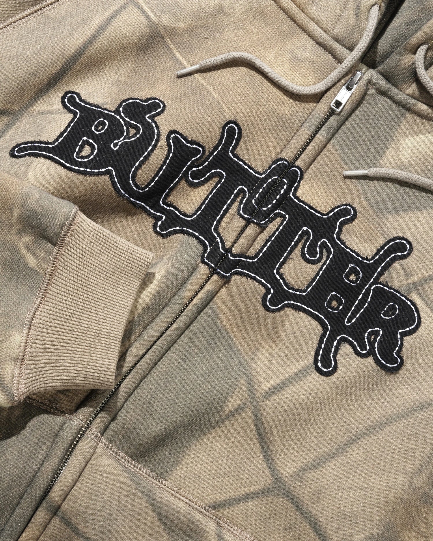 Serif Zip-Thru Hood, Forest Camo