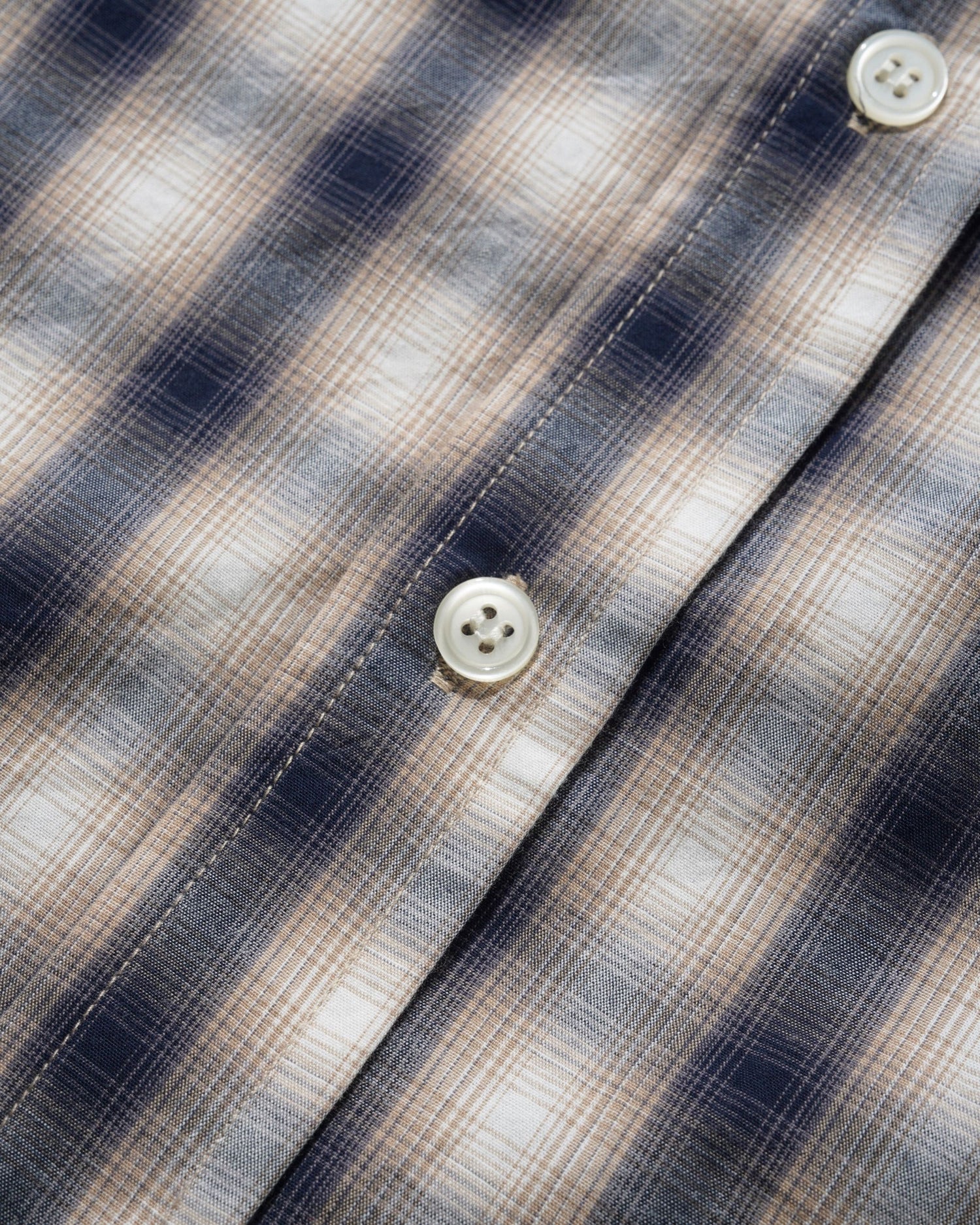 Shadowplaid Shirt, Tan