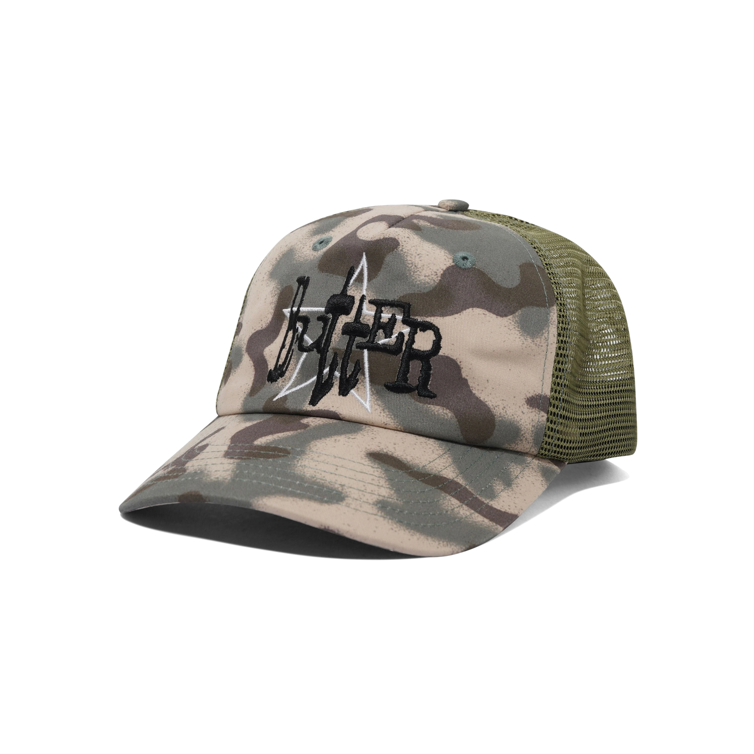 Sigil Trucker Cap, Spray Camo
