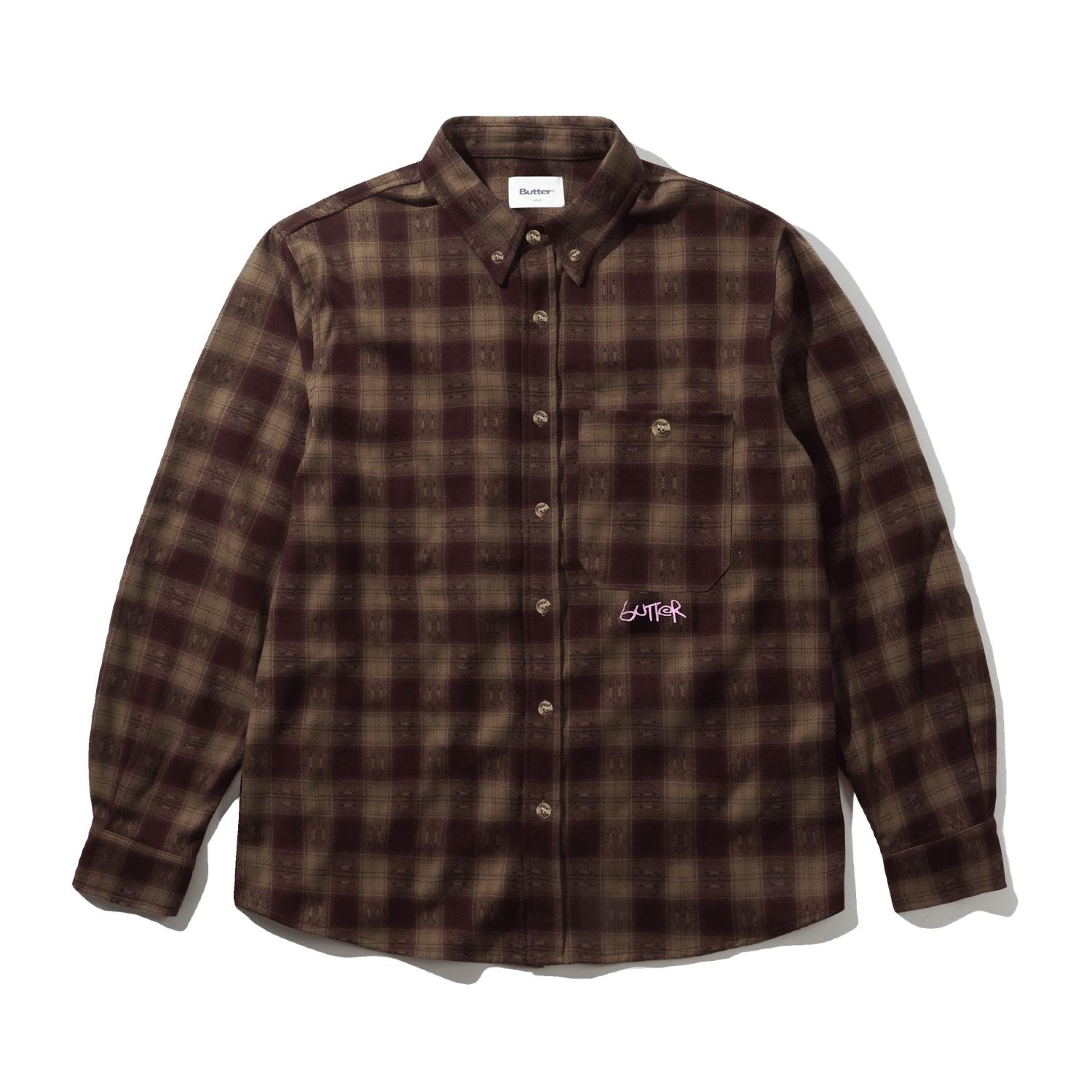 Sirocco Shirt, Plum / Taupe