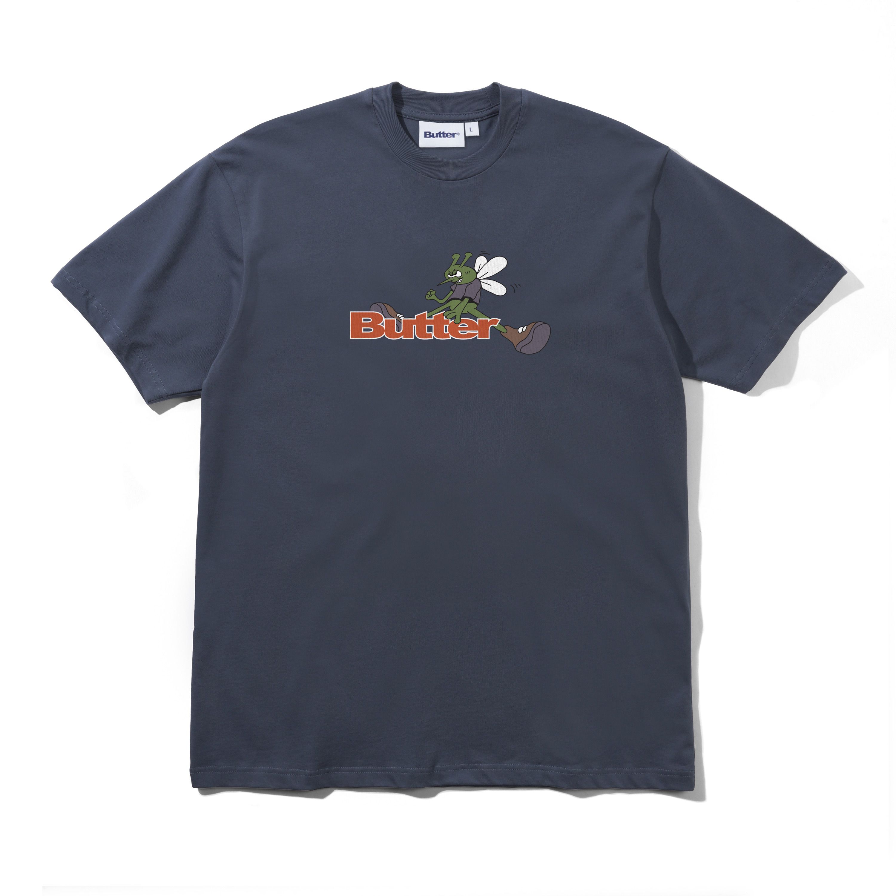 【Butter Goods】 Smug Tee スマッグTシャツ ホワイト Butter Goods】 Smug Tee スマッグTシャツ ホワイト (Butter
