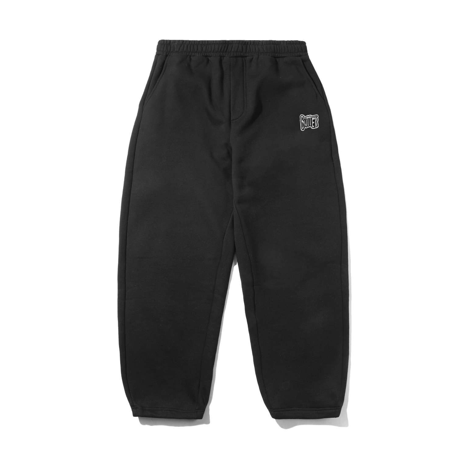 Sketch Fleece Track Pants, Black