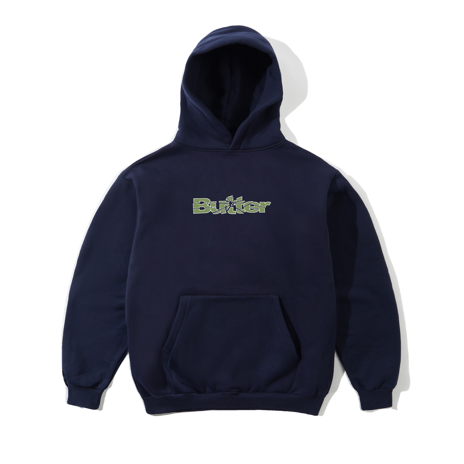 Smashed Logo Pullover Hood, Navy