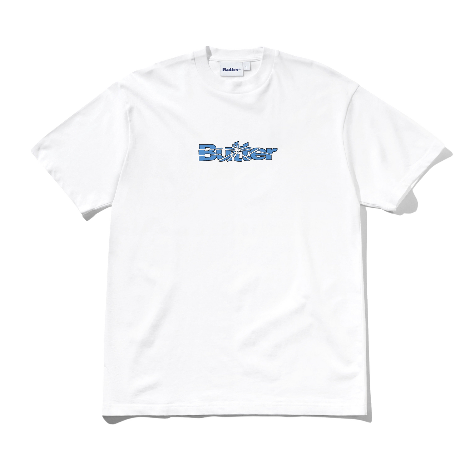 Smashed Logo Tee, White