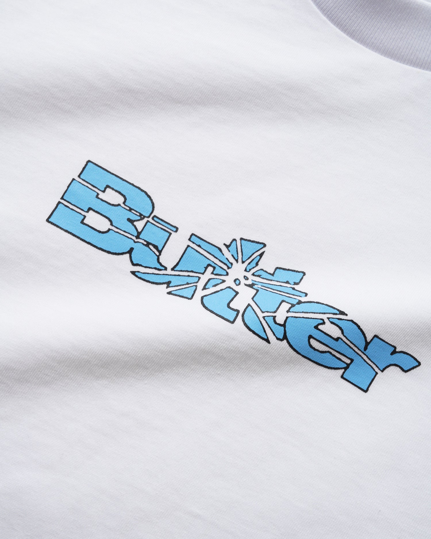 Smashed Logo Tee, White