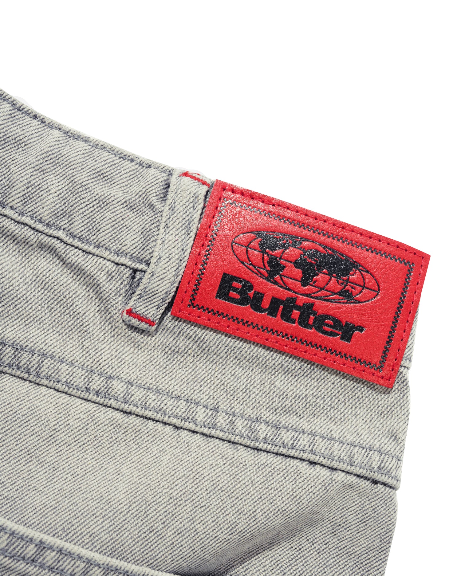 Solar Fade Denim Jeans, Grey Wash