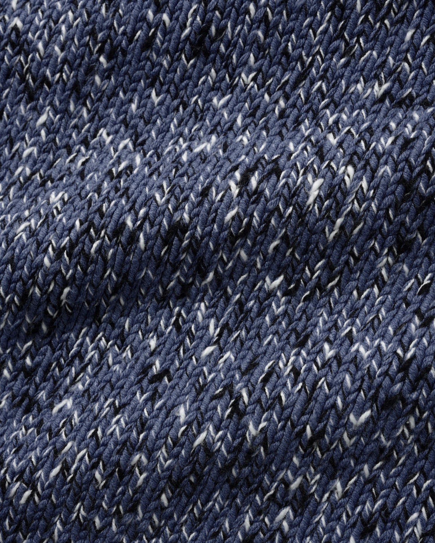 Speckle Knit Sweater, Navy