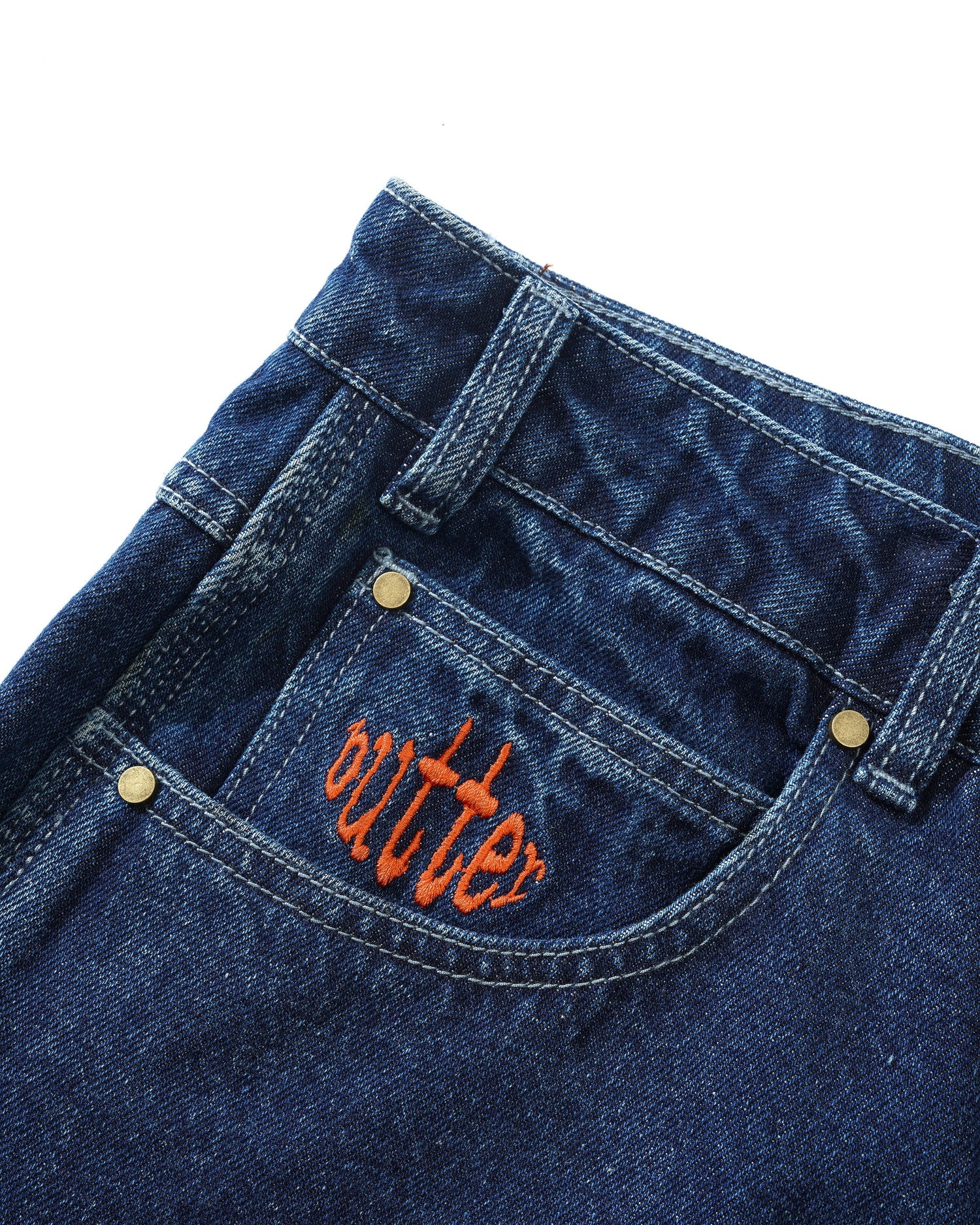 Spider Denim Shorts, Dark Indigo – Butter Goods