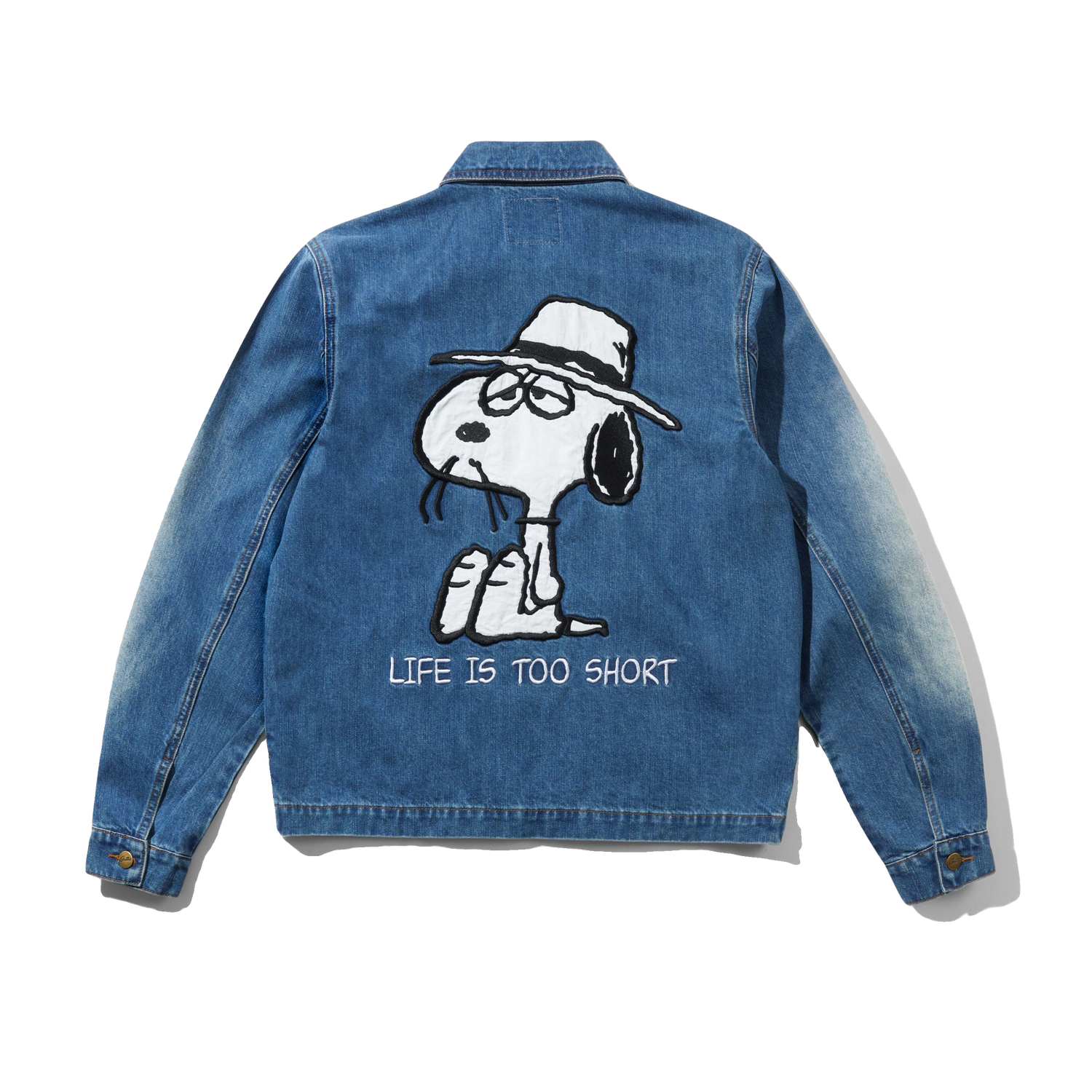 Spike Jacket, Distressed Indigo