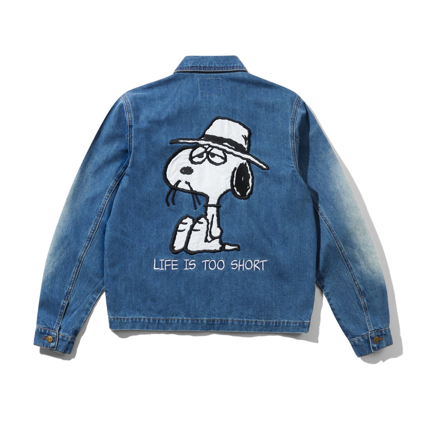Spike Jacket, Distressed Indigo