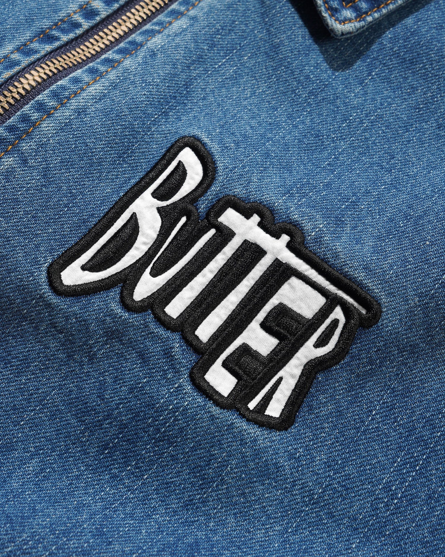 Spike Jacket, Distressed Indigo