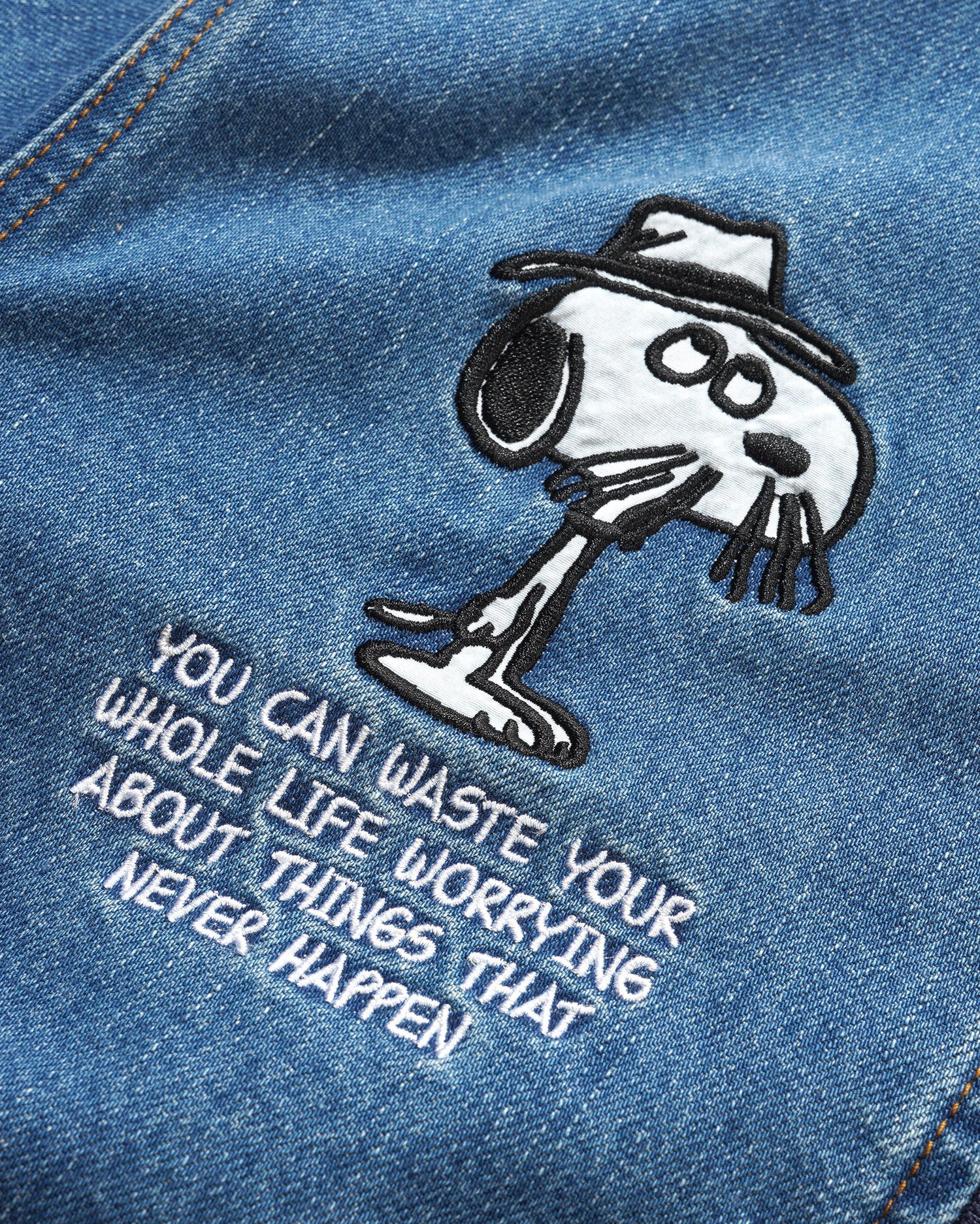 Spike Jacket, Distressed Indigo