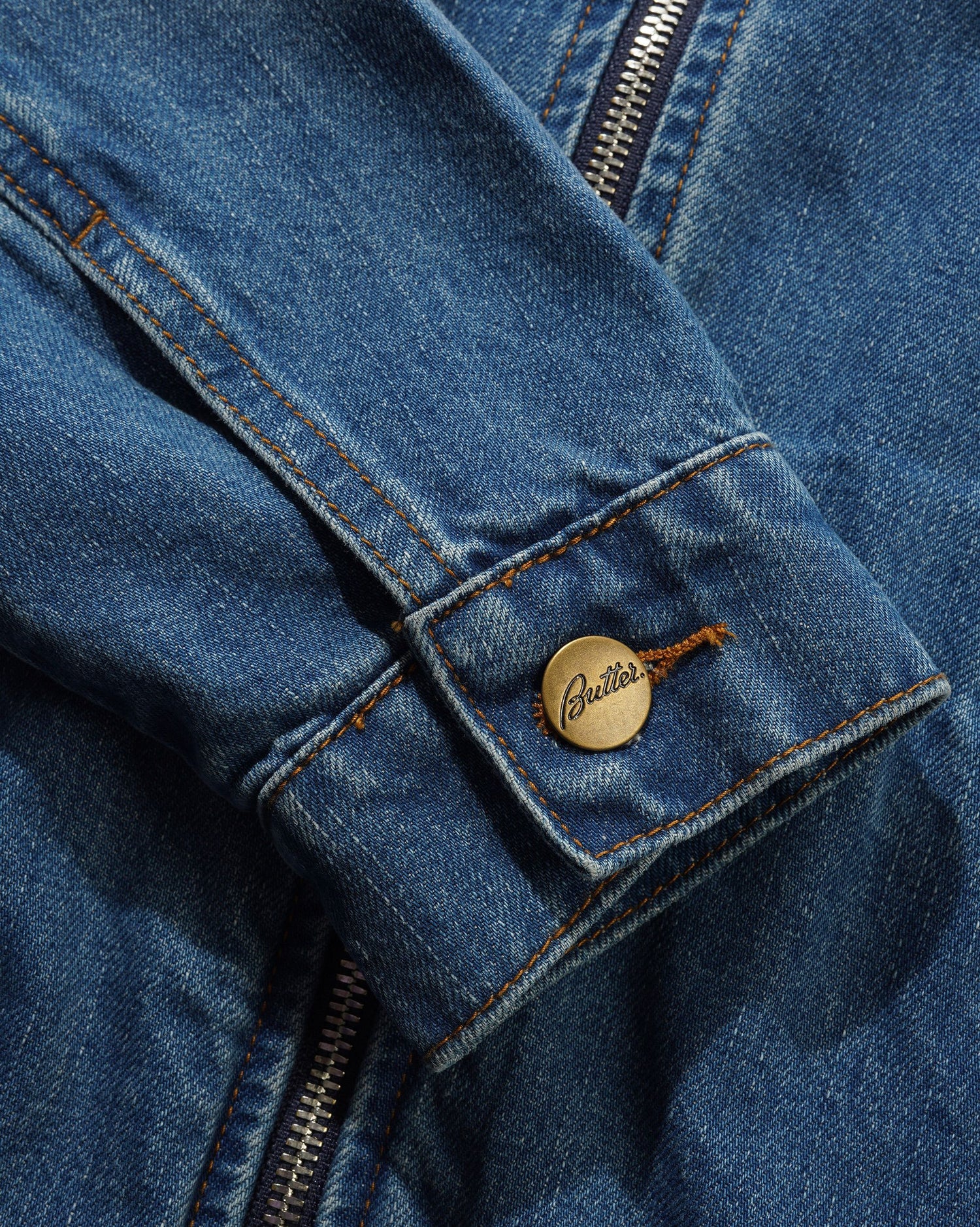 Spike Jacket, Distressed Indigo