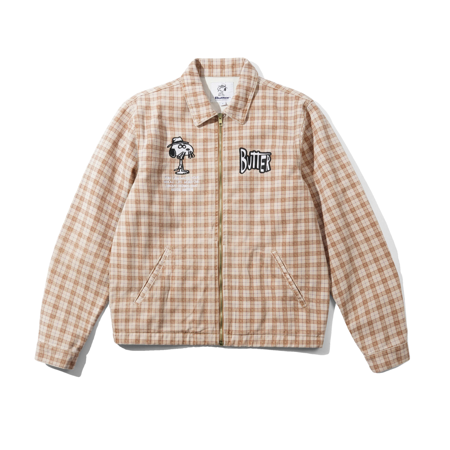 Spike Jacket, Sandstone Plaid – Butter Goods