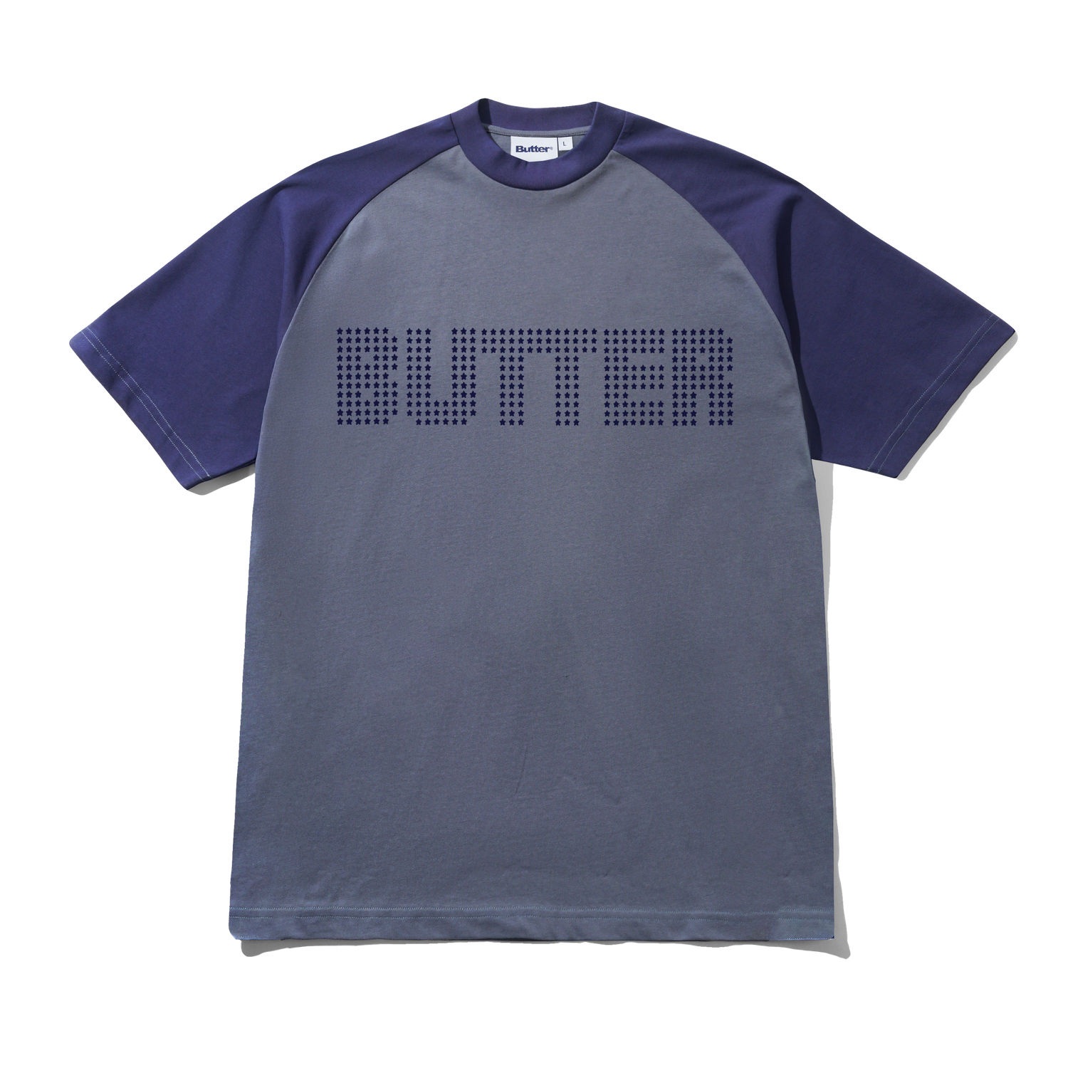 Stars Raglan Tee, Navy