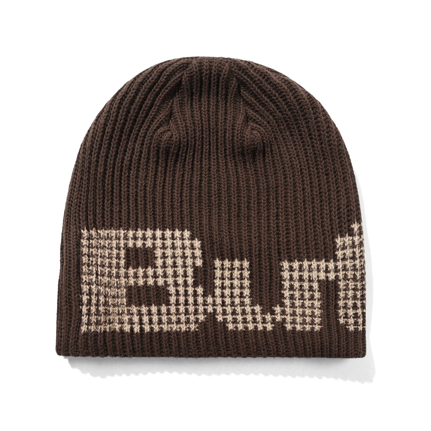 Stars Skully Beanie, Dark Brown
