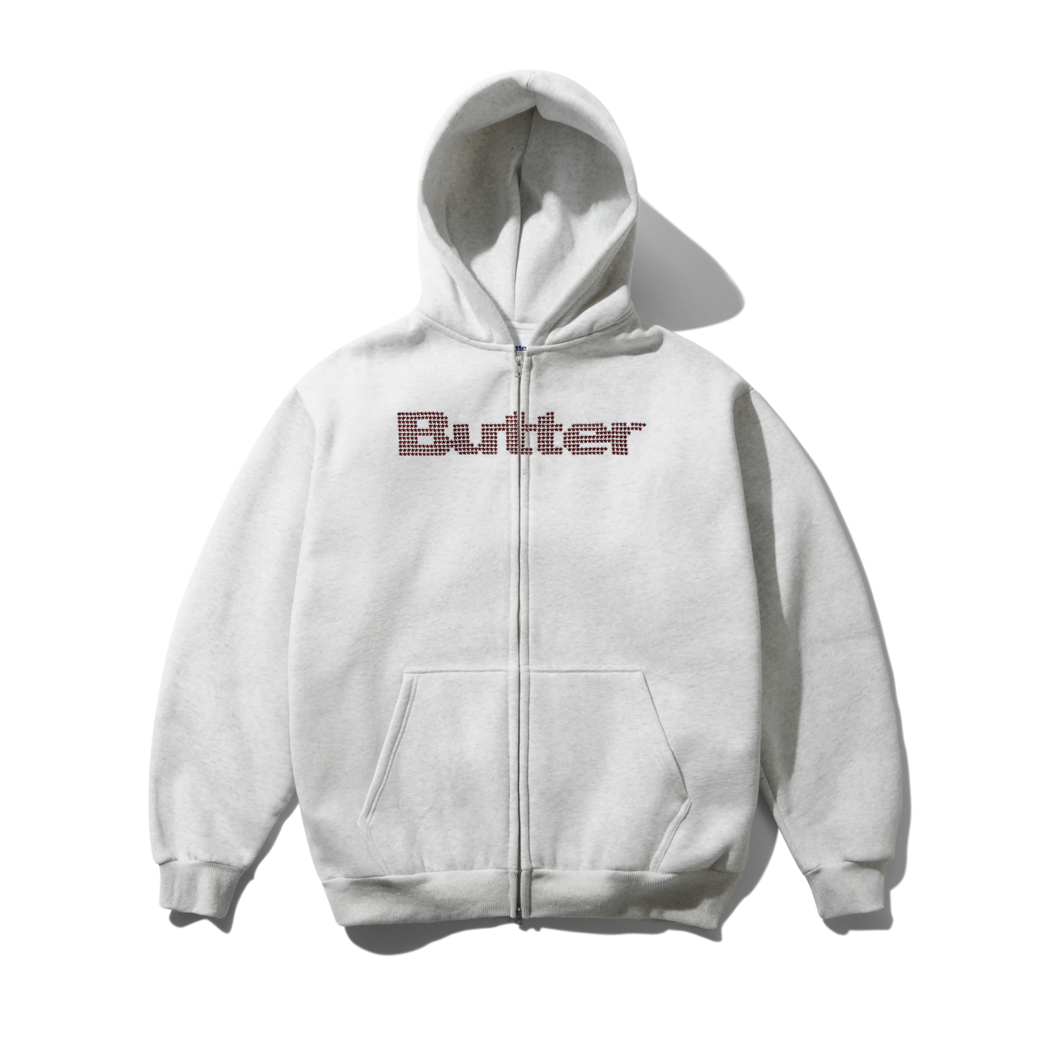 Stars Zip-Thru Hood, Ash