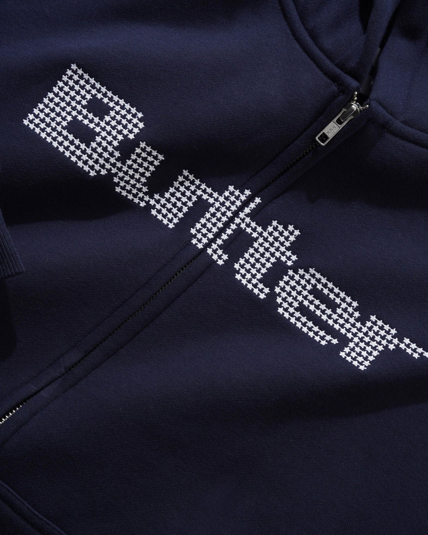 Stars Zip-Thru Hood, Navy