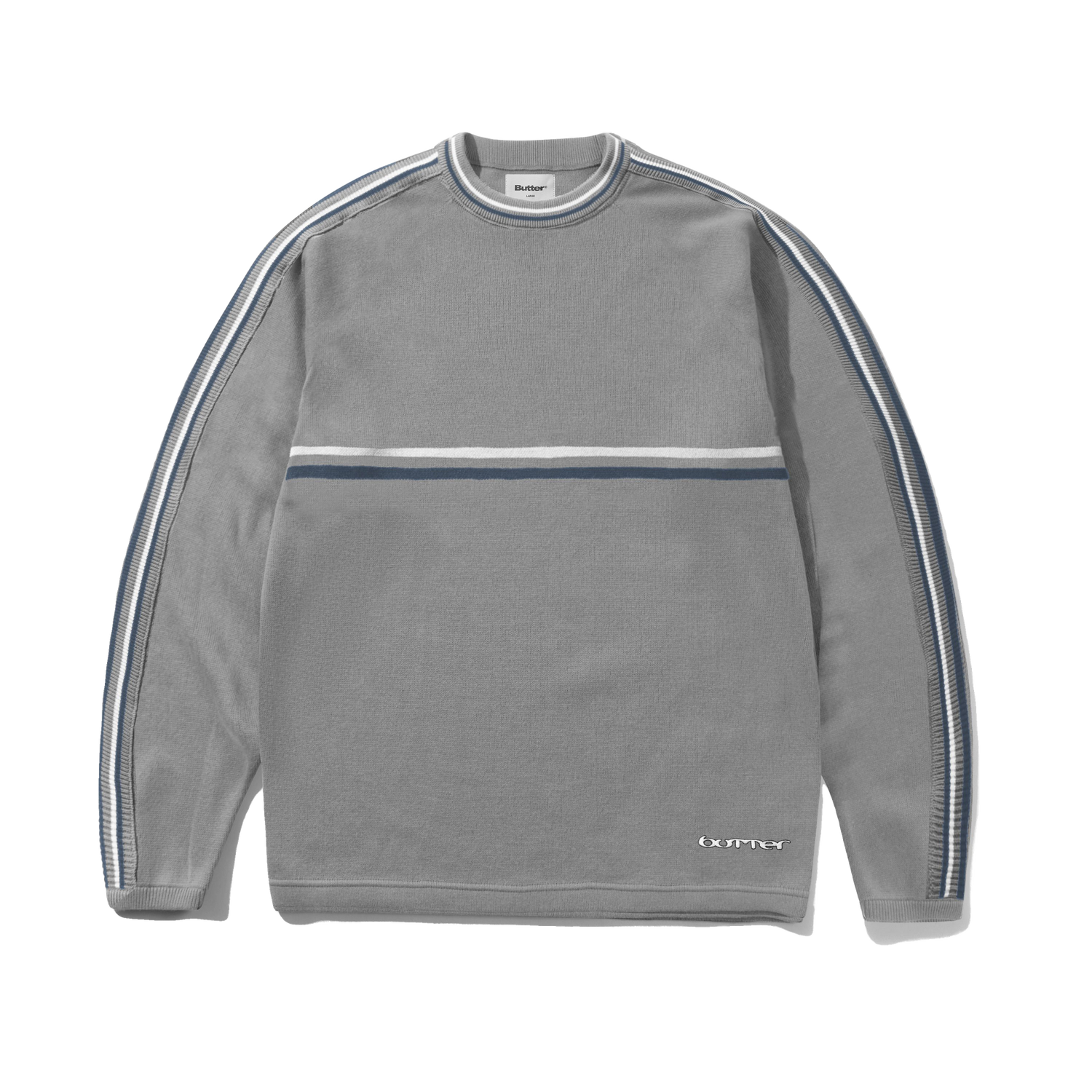 Station Knit Sweater, Grey