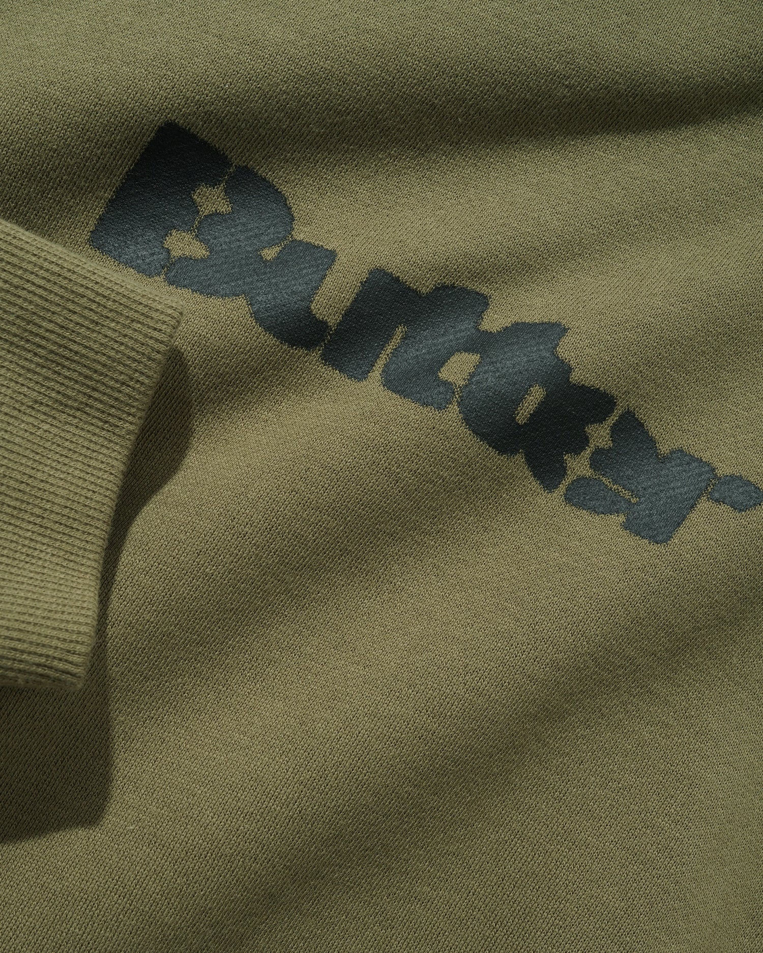Stencil Logo Pullover Hood, Army