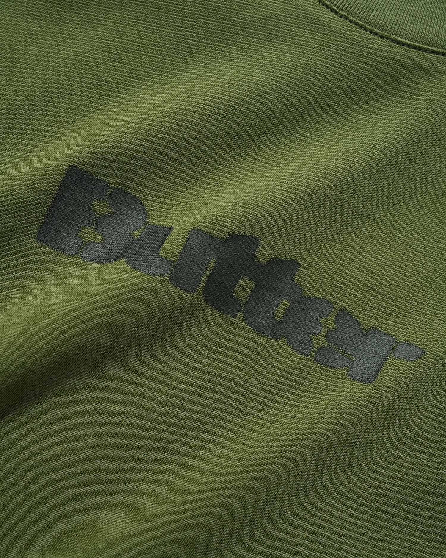 Stencil Logo Tee, Army