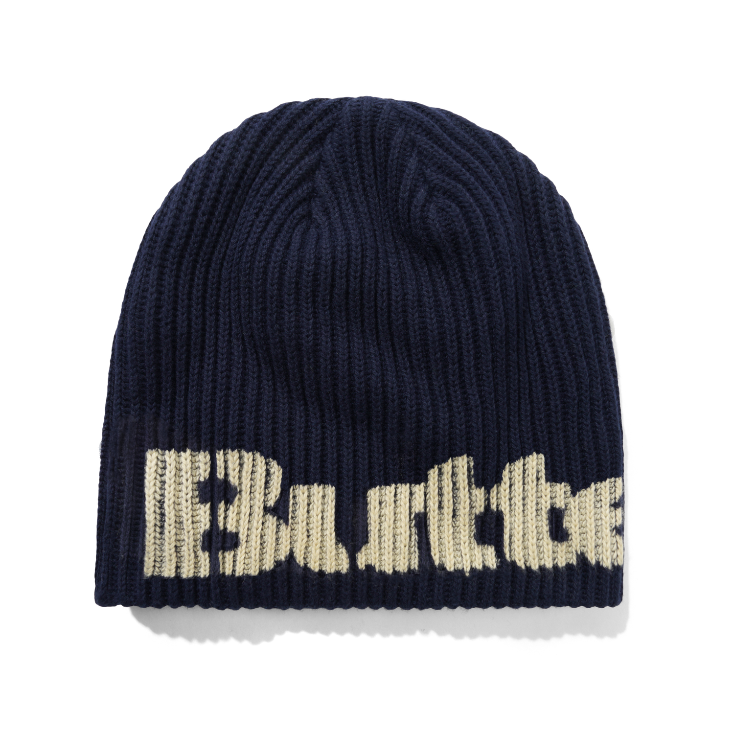 Stencil Skully Beanie, Navy