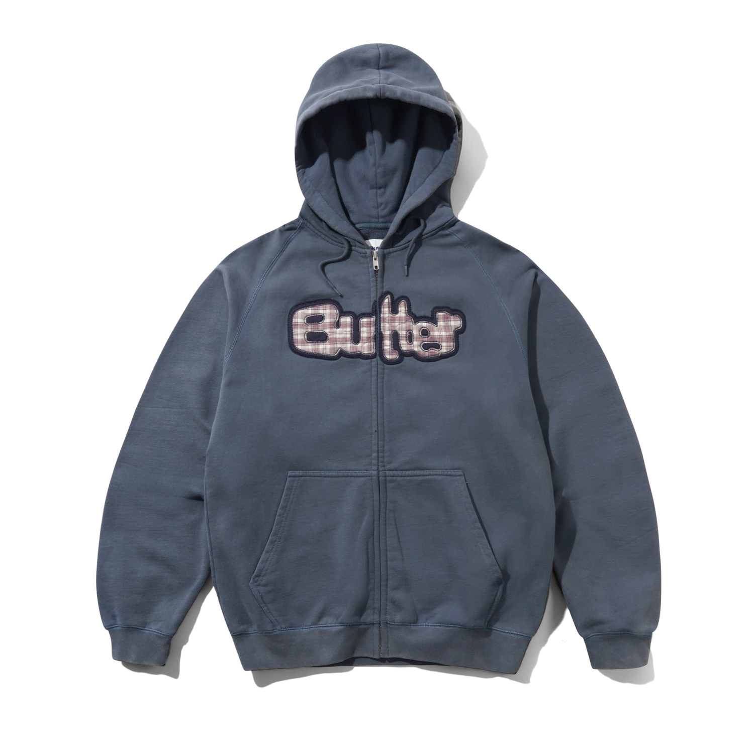 Stretch Zip-Thru Hood, Washed Navy