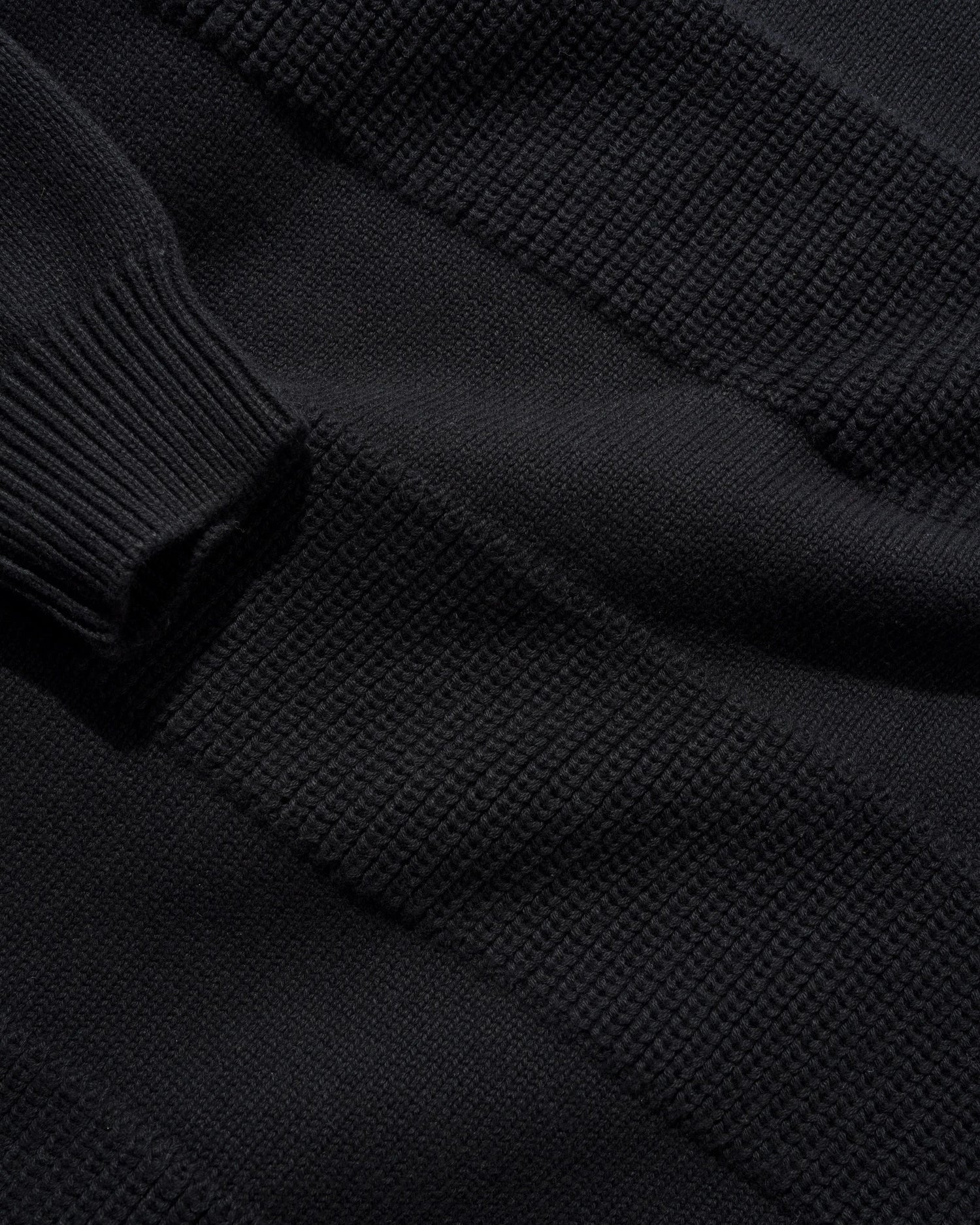 Stripe Knit Sweater, Black