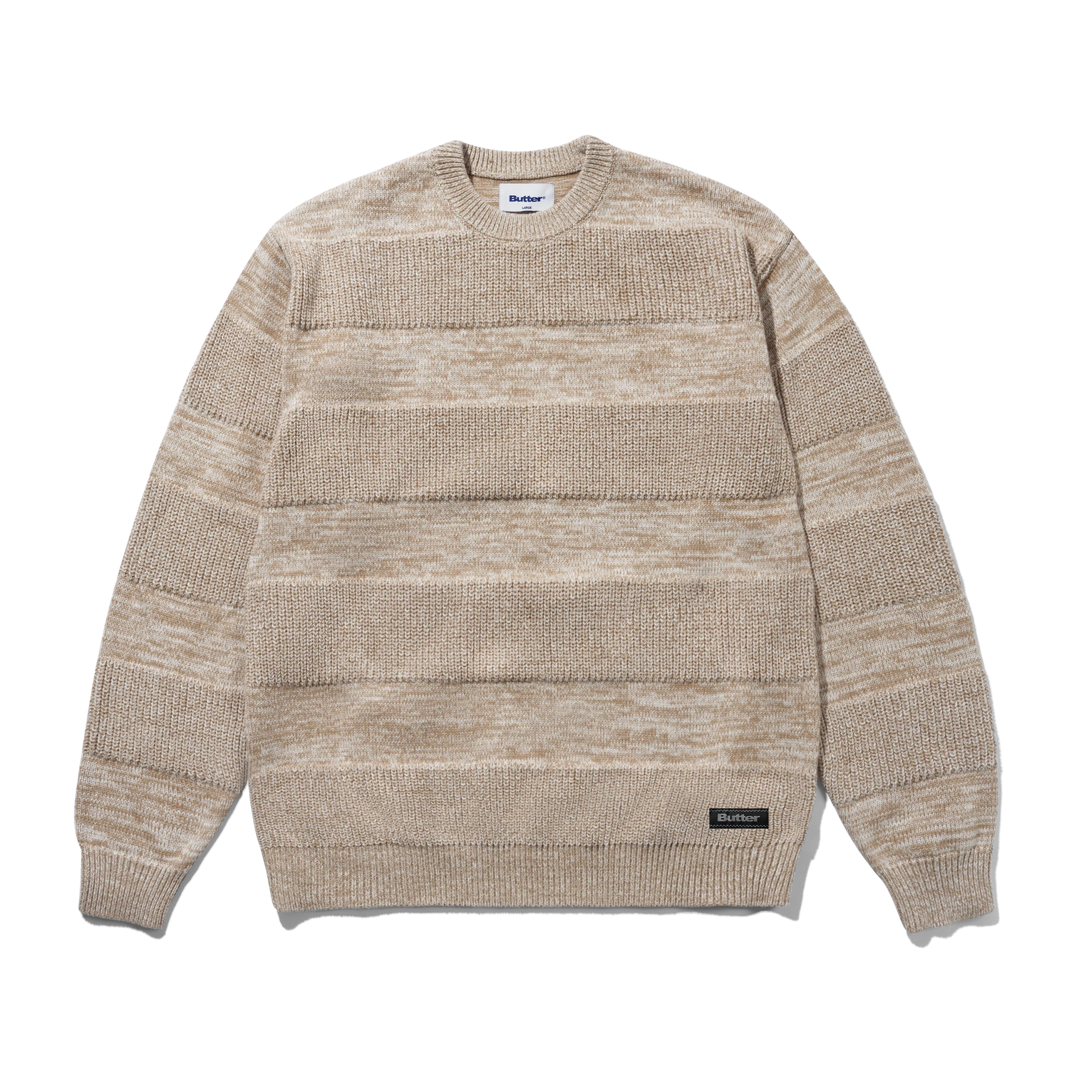 Stripe Knit Sweater, Oat Marle